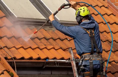 Démoussage et hydrofuge de toiture à Brusque